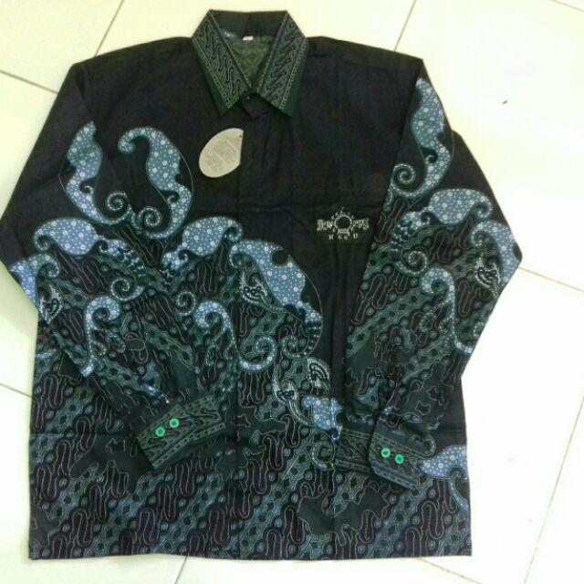 Baju Batik Nu Motif Satu Abad Nu Mengabdi Dan Urangan/cabut Warna Primis