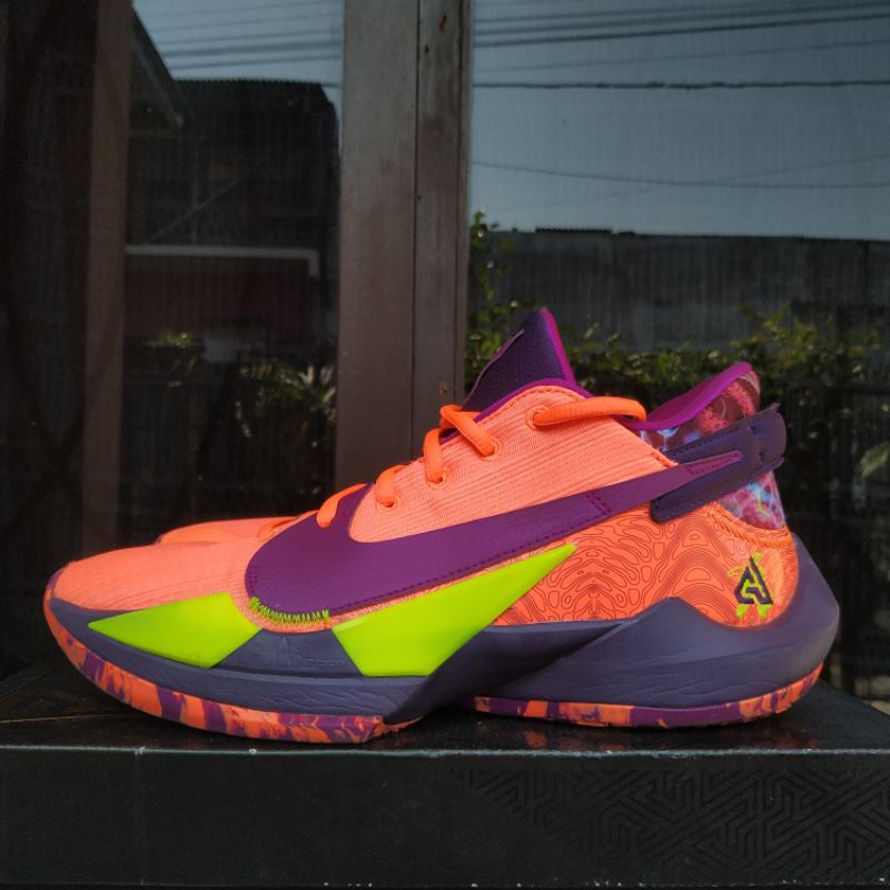 Sepatu Basket second Nike Zoom Freak 2 "Bright Mango" (EUR 42,5) ORI 