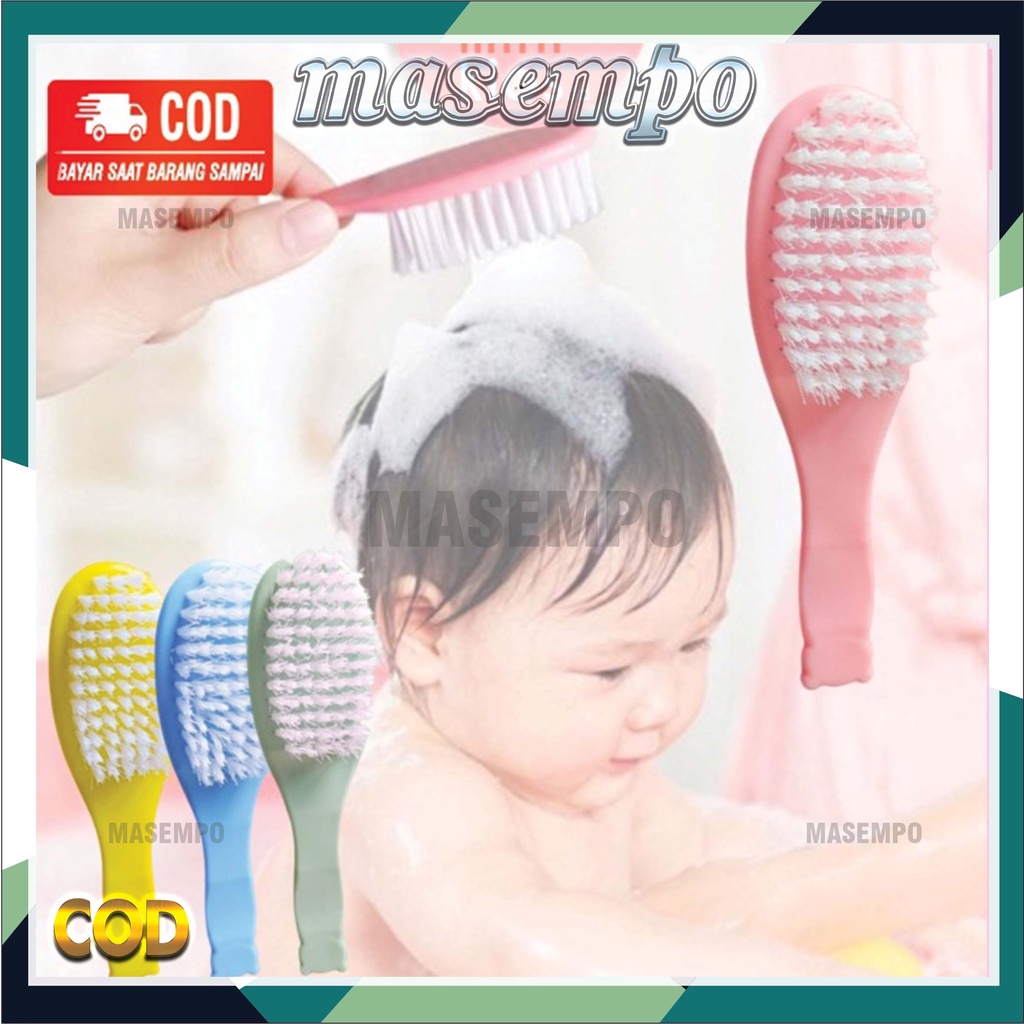 Sisir Bayi Anak / Sisir Bentuk Sikat - Sisir Bayi - Sisir Bayi Ketombe Sikat Pijat Mandi Baby bath