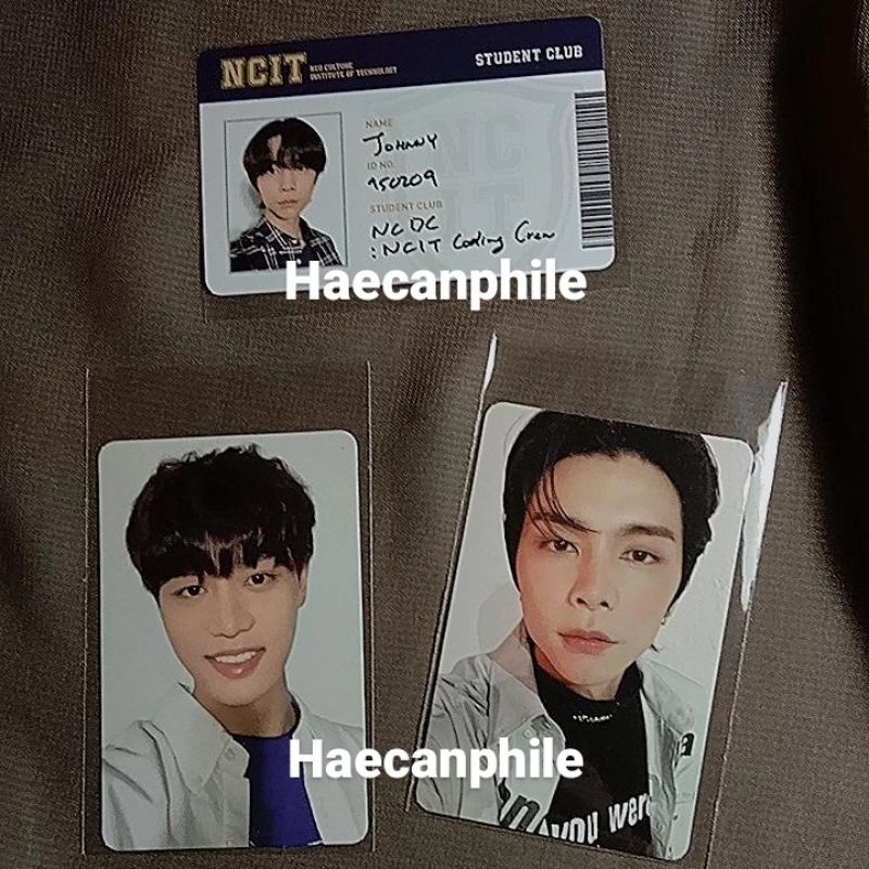 photocard PC official ncit nct 127 Johnny night id card taeil day UNSEALED