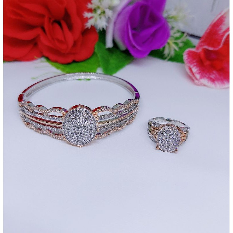 Gelang&amp;Cincin set Kombinasi Perhiasan fashion