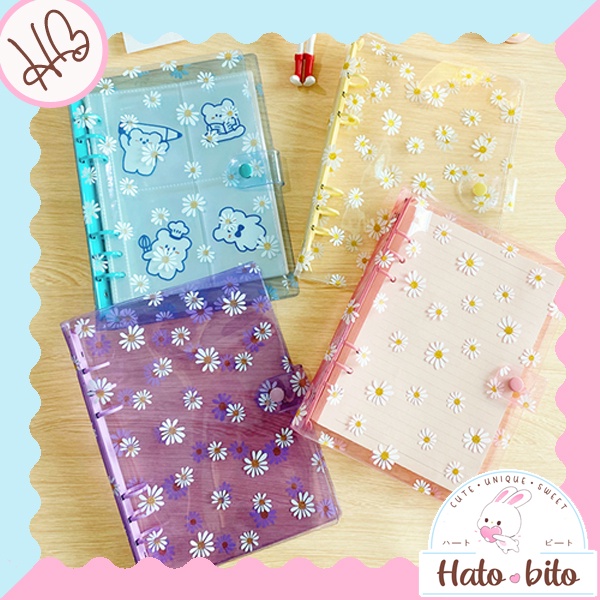 

Binder A5 dan A6 motif bunga daisy aesthetic lucu cute scrapbook jurnal HB1293