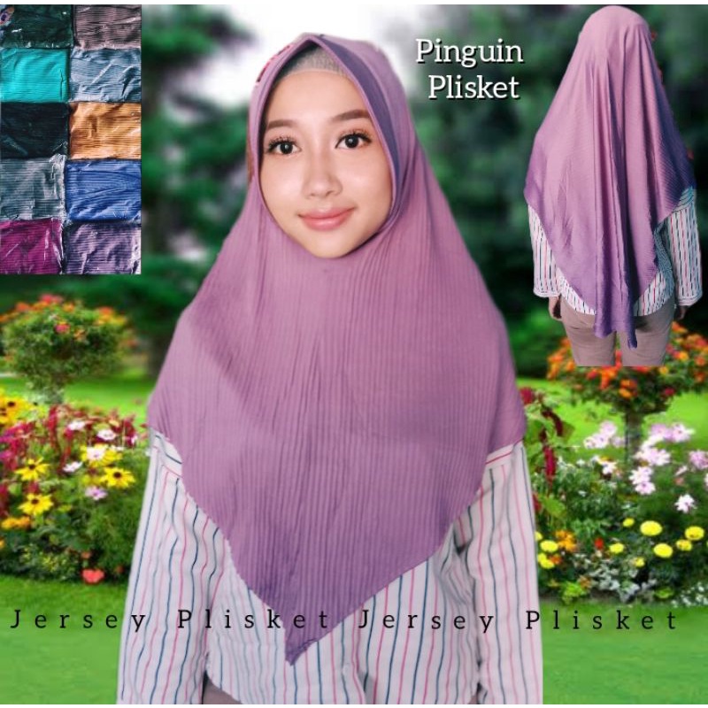 jilbab instan model pinguin /kerudung instan /hijab instan