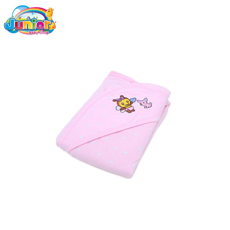 Babybee Fluffy Hood Blanket - Selimut Bayi