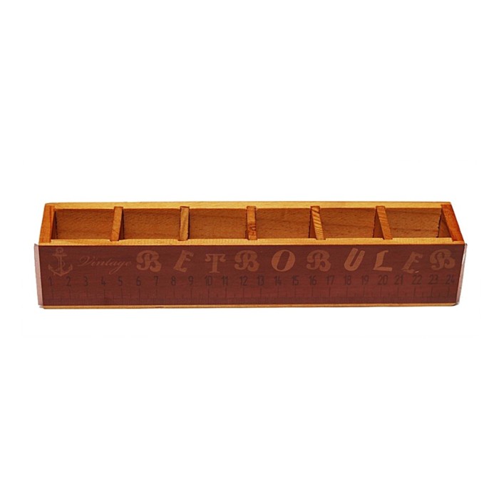 

Diskon Tempat Pensil Kayu Vintage Retroruler Hc-03982 (6948764203982) Gilaa!!!
