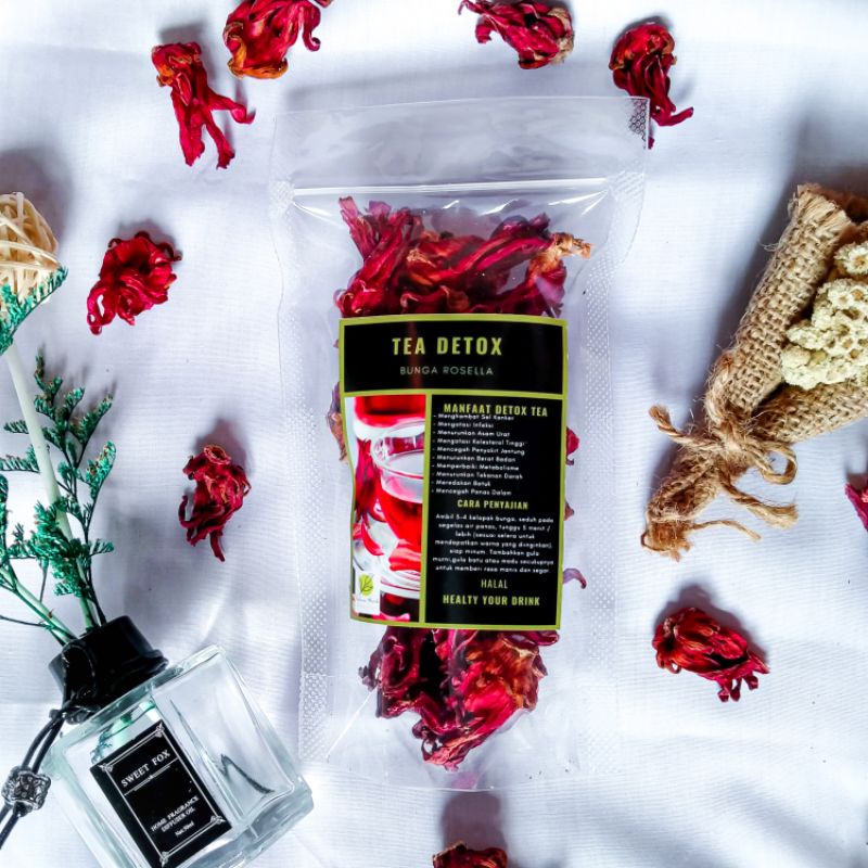 

Bunga Rosella Kering 100gr / Bunga Rosella merah/ bunga Rosella super /Bunga Rosella murah