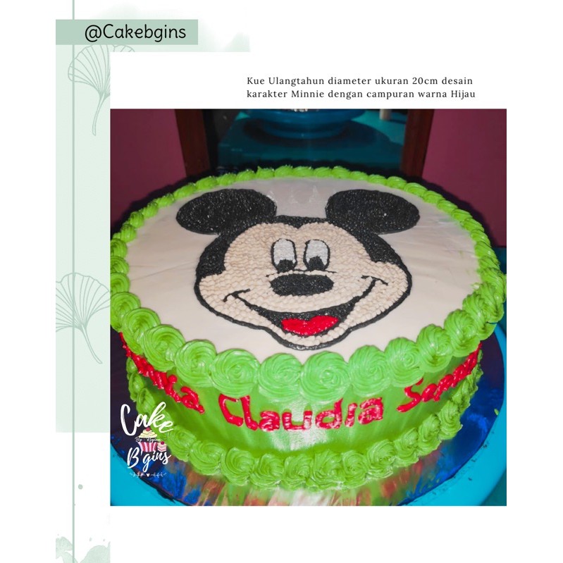 

kue ulang tahun micky
