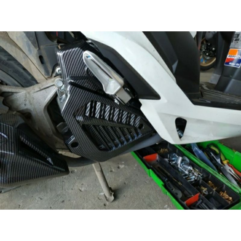 Cover tutup Radiator carbon Nemo Vario 125 150