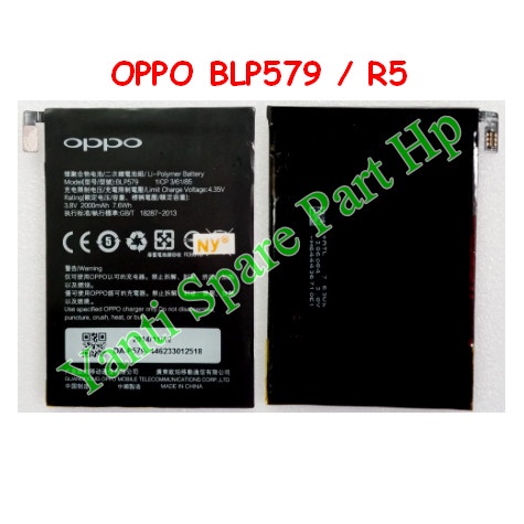 Baterai Oppo R5 BLP579 Original New