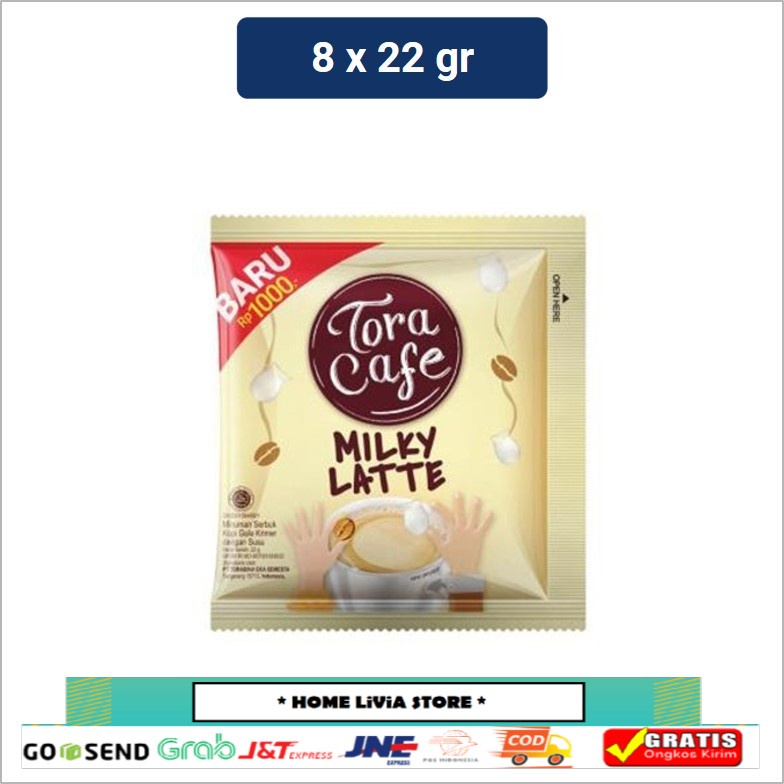 

Toracafe Milky Latte Banded Kopi 8 Sachet x 22 gr