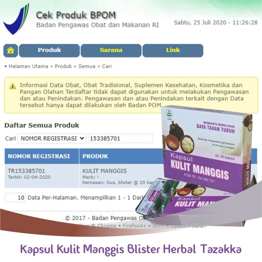 obat herbal blister kulit manggis tazakka ampuh mengobati jantung meningkatkan daya tahan tubuh alam
