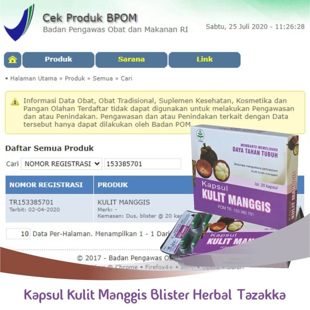 obat herbal blister kulit manggis tazakka ampuh mengobati jantung meningkatkan daya tahan tubuh alam