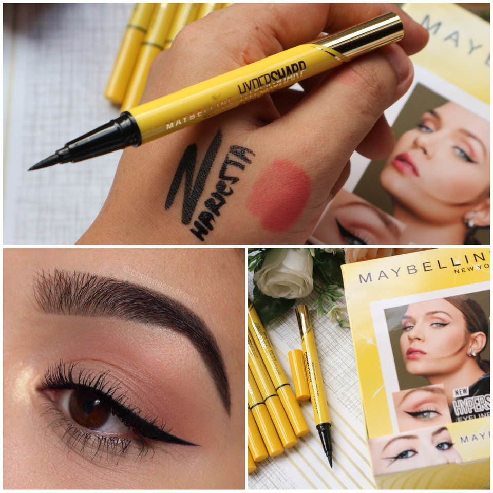 Eyeliner Maybelline Waterproof / Eyeliner MakeUp Maybelline Spidol Hypershap Tahan 24 Hours