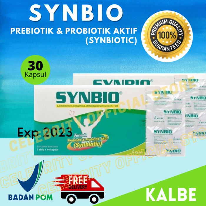 SYNBIO PROBIOTIK PROBIOTIC BOX 30 KAPSUL