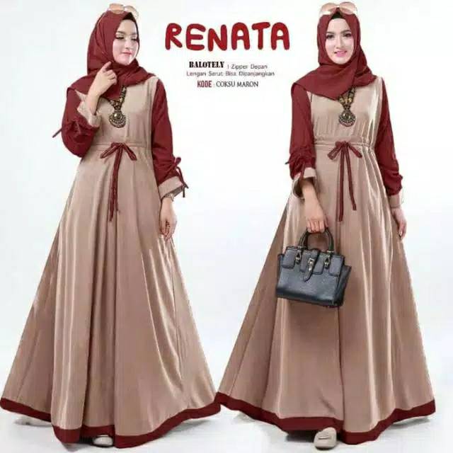 Gamismurah. GAMIS RENATA DRESS BALOTELI | Shopee Indonesia