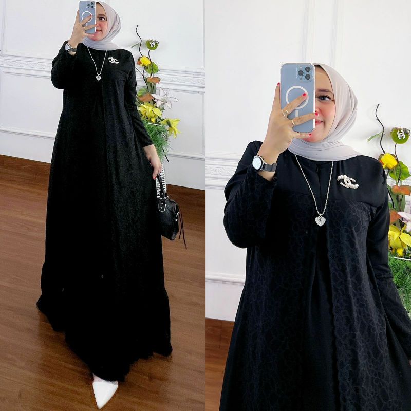FAZZA DRESS BY SBN. Gamis polos