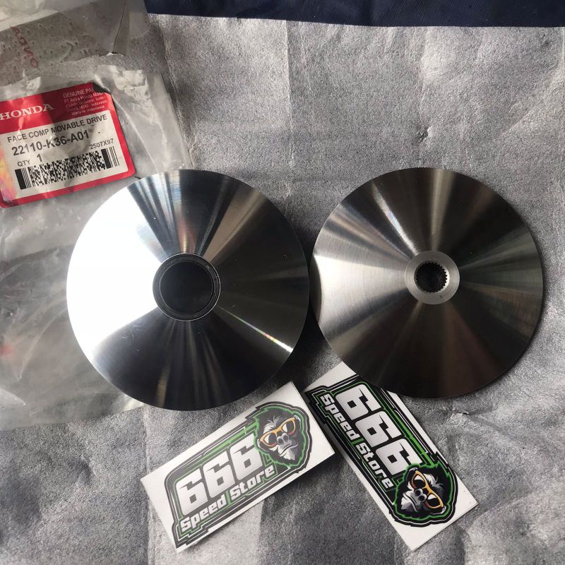 pully pulley set rumah roller custom vario 150 125 old kode k36 bubut kipas 14 13.8 13.5 dll derajat