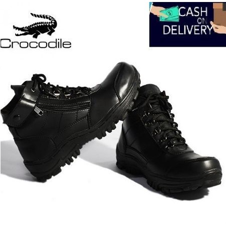 SEPATU SAFETY PRIA SEPATU CATERPILLAR SEFTY BOOTS CROCODILE MORISEY MURAH SEPATU GUNUNG TRACKING BIK