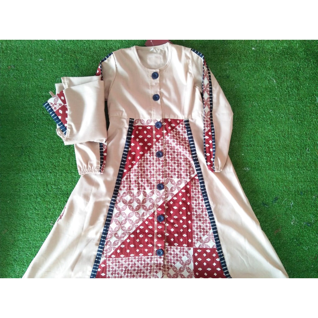 GAMIS ANAK PEREMPUAN KATUN DANNIS SET JILBAB