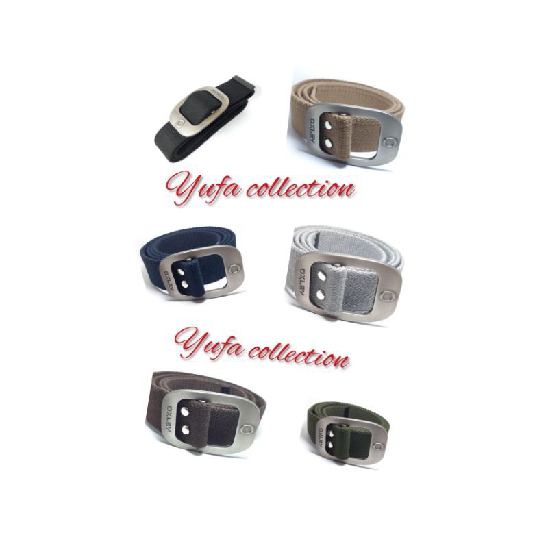 Ikat pinggang pria-wanita katun polos Ber Tactical 120cm