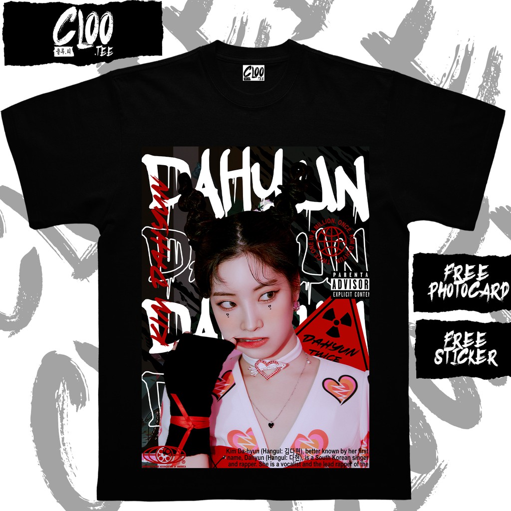 KAOS KPOP DAHYUN TWICE /CLOO.TEE /
