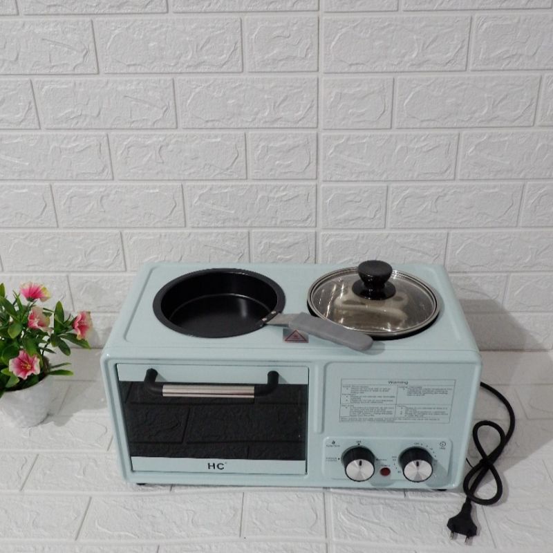 Multifunction Breakfast Oven HC3 in 1 Breakfast Maker.
