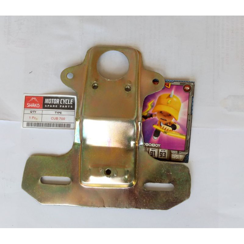 pangkon lampu stop c700 c800 supercub pangkon plat nomor belakang honda c700/c800 supercub