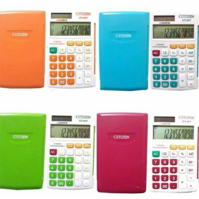 

Termurah Kalkulator Citizen CT577 Kalkulator 12 Digit warna warni