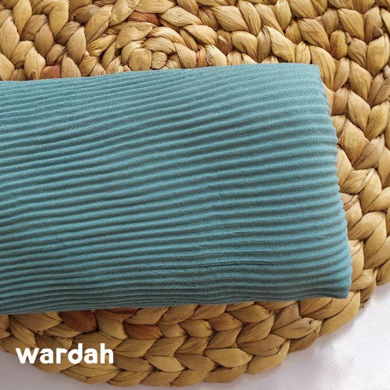 [PART1] UMAMA PLEATED SHAWL PASHMINA PLISKET / PRISKET CERUTY ARMANY-Wardah