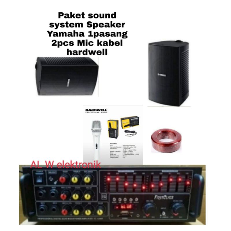 Paket Sound System Speaker Yamaha 1pasang 2pcs