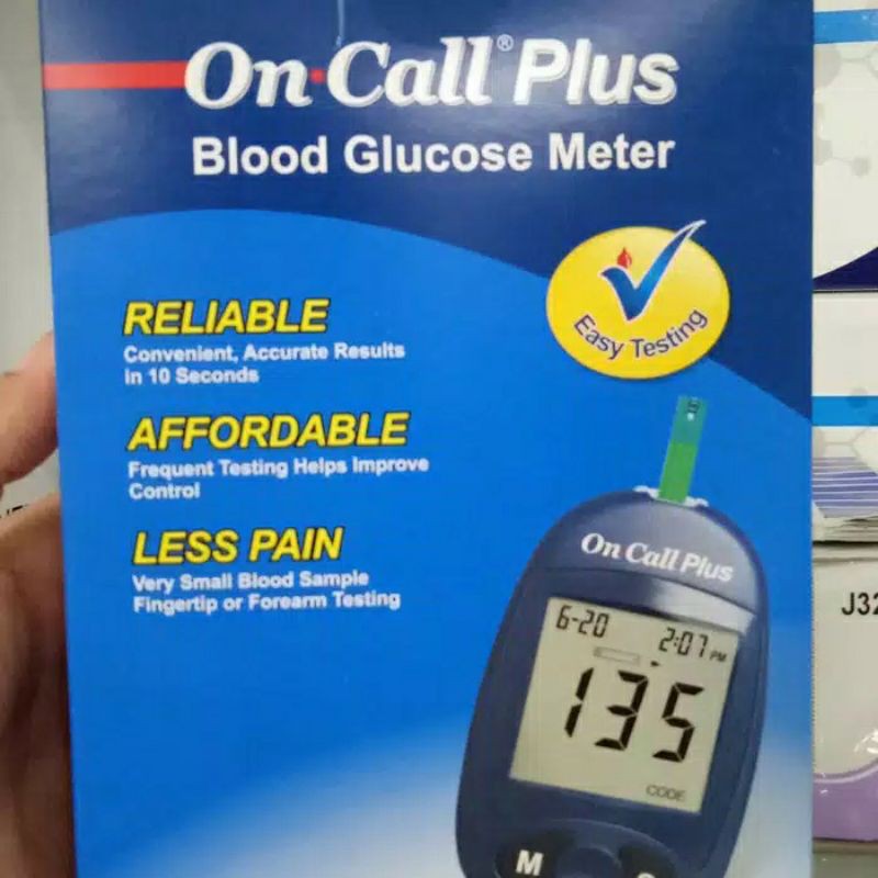 Alat tes gula darah on call plus