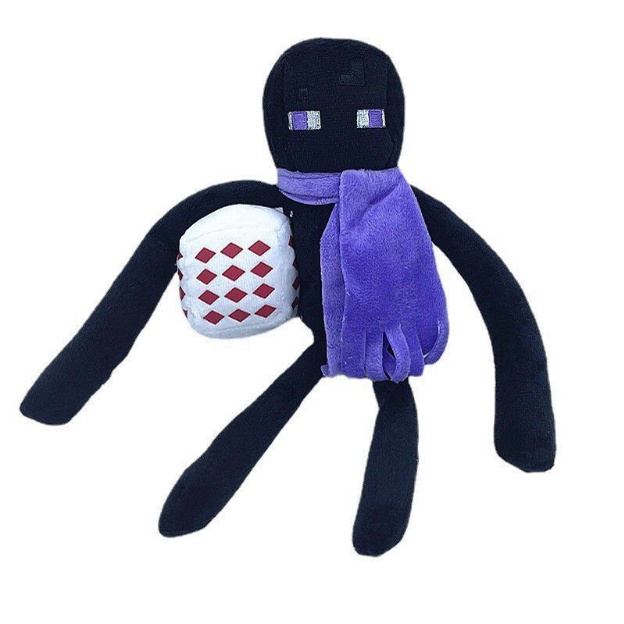 26cm Boneka Minecraft Enderman Plush Toy Figures Stuffed Pillow Sofa Mainan