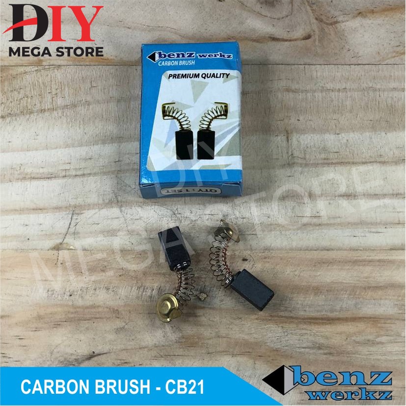 Carbon brush standard CB 21 arang spul mesin gerinda hitachi 4" G10SS Carbon Brush Standard CB21 Ara
