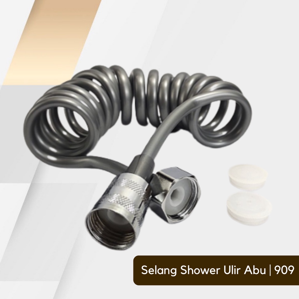 Jual FLUSSO Selang Spiral Jet Shower Selang Shower Spiral Toilet 2 METER I FLUSSO SELANG ULIR