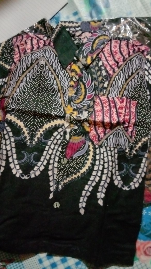 Batik Couple Ayah Dan Anak Motif Madu Merah