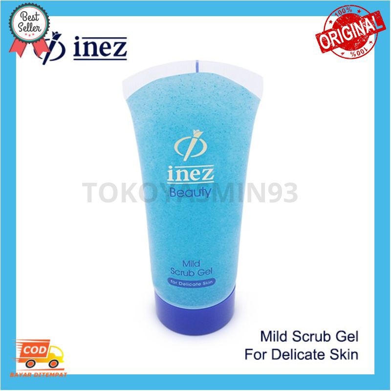 Inez Mild Scrub Gel for Delicate Skin Murah