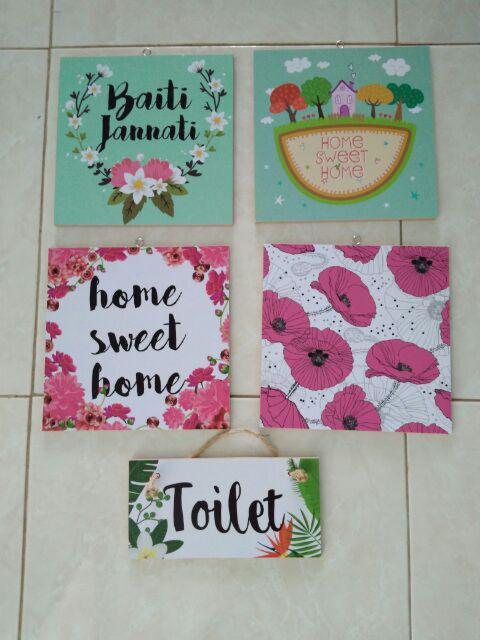 Wooden Projects Hiasan Dinding Rumah Bunga - Bpl1