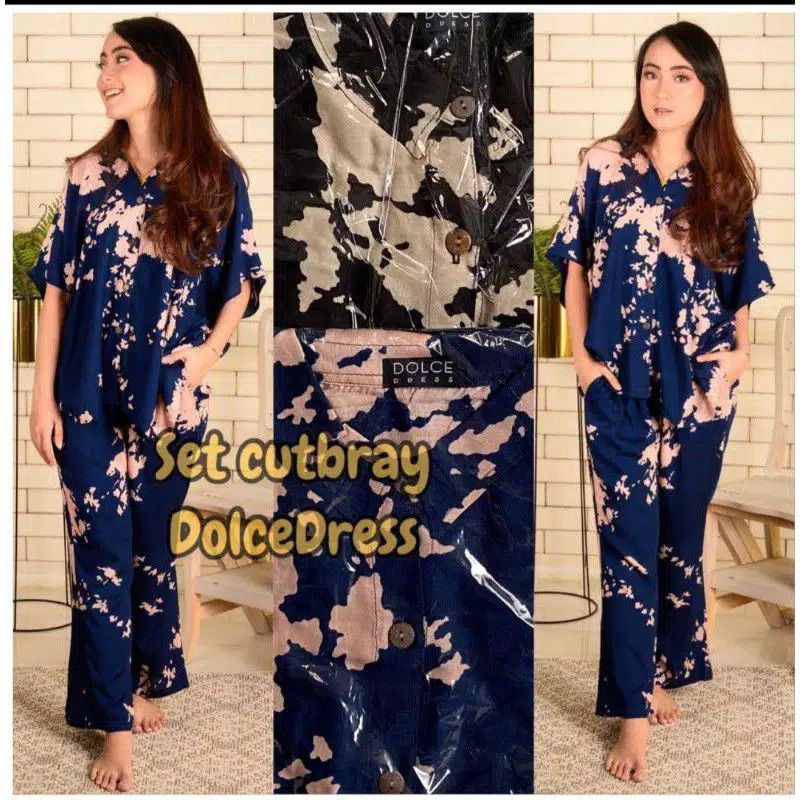 KIASHOP14_ DASTER ARAB DOLCE SETELAN CUTBRAY ORI BY DOLCE