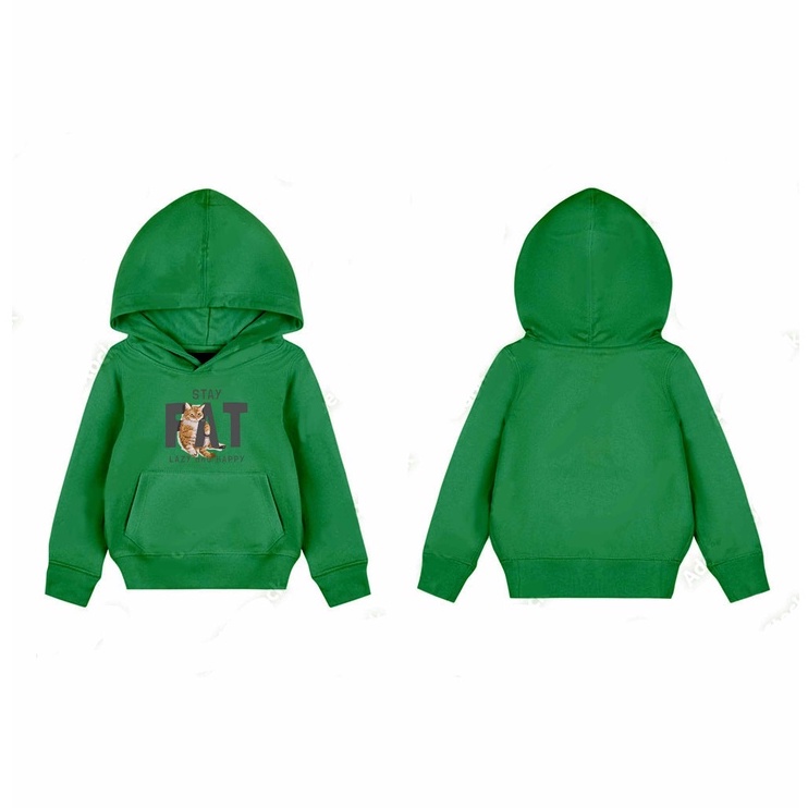 Hoodie Anak Stay Fat Hoodie Pakaian Fleece M - XL