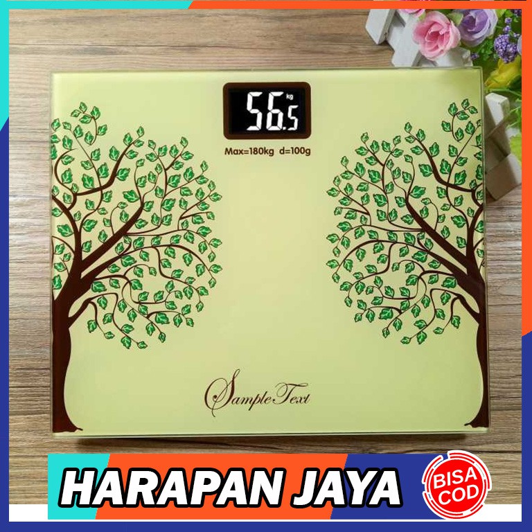 Timbangan Badan Digital Desain Kartun Dengan Bahan Material ABS 180Kg - BD-DZM308