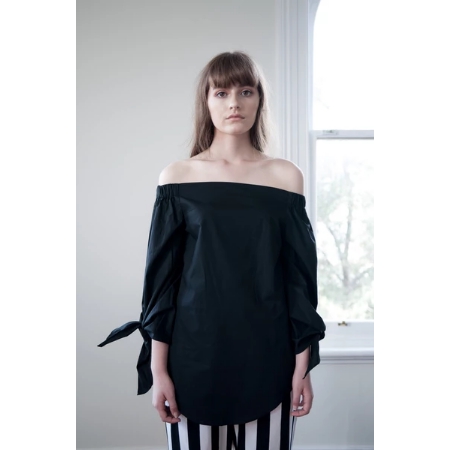 Hello Parry Fallon Longline Off Shoulder Shirt