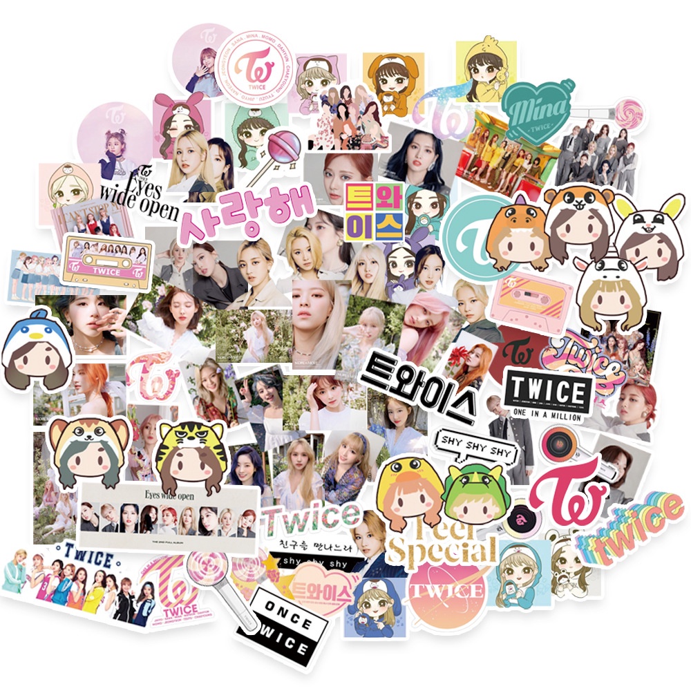 Stiker Foto Idol Twice Ins Anti Air