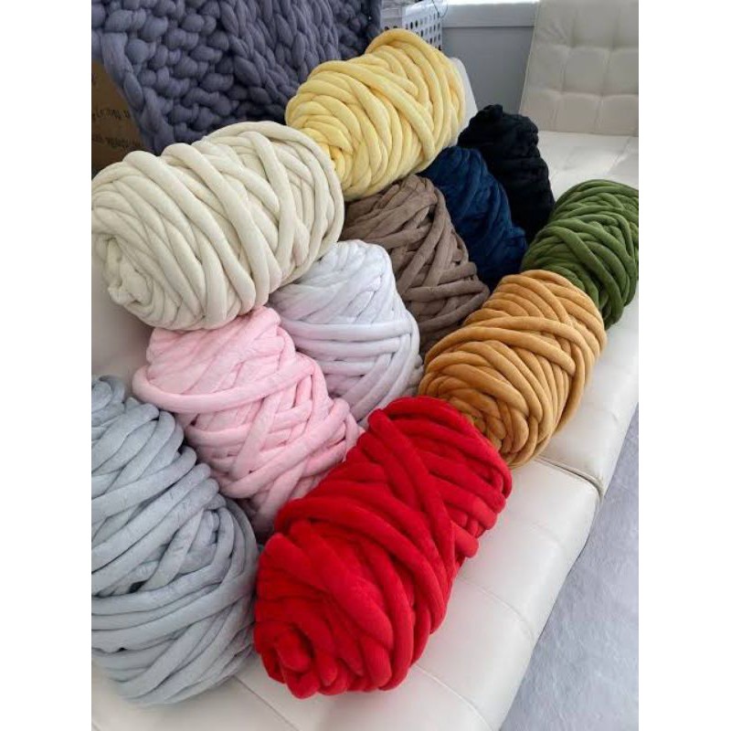 chunky yarn velvet 20 meter