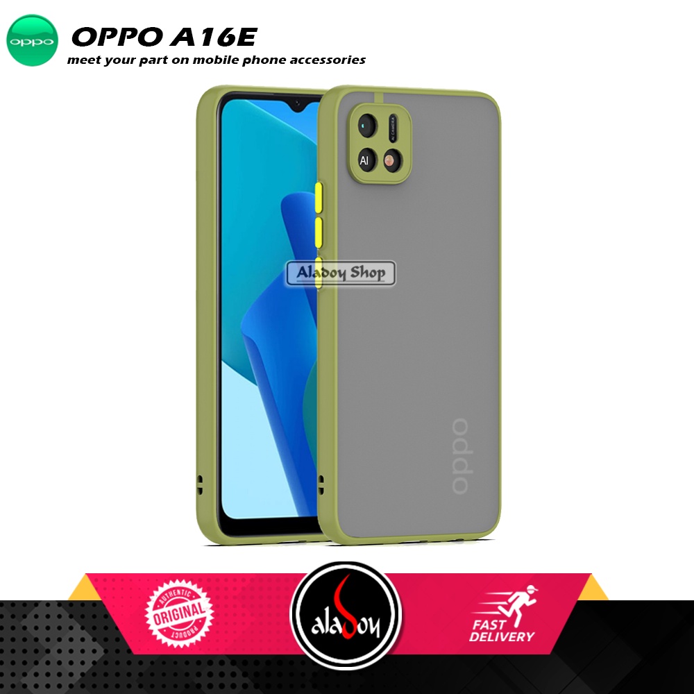 Case OPPO A16E Hard Case AERO Protection Camera Premium Casing