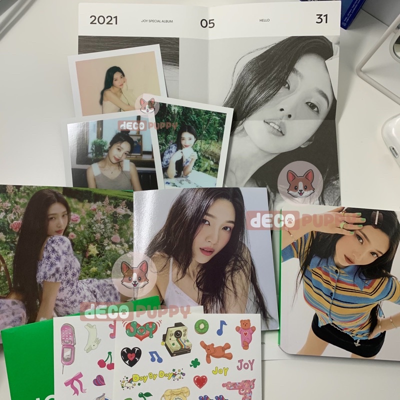 ALBUM ONLY JOY HELLO CASE VER + Polaroid, Stickers, Folded Poster, Track Poster
