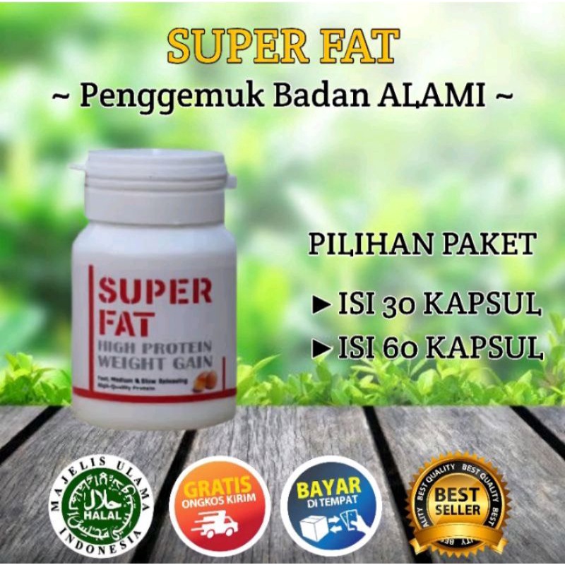0[ TERLARIS ] SUPER FAT PENGGEMUK BADAN| KAPSUL PENGGEMUK BADAN | SUPER FAT