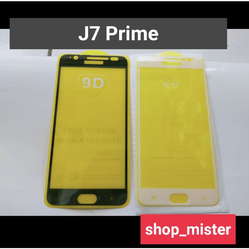 Tempered Glass Full Layar Samsung J7 Prime // Anti Gores Kaca Full Layar Samsung J7 Prime