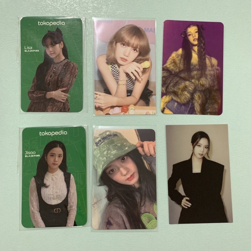 [Take All] Jisoo Lisa Photocard Summer diary in everland Lalisa The Album Gold Blackpink Official PC