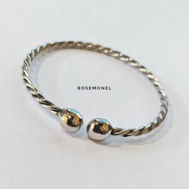 Gelang Tangan Bayi Stainless Steel Ulir - Gelang Bayi