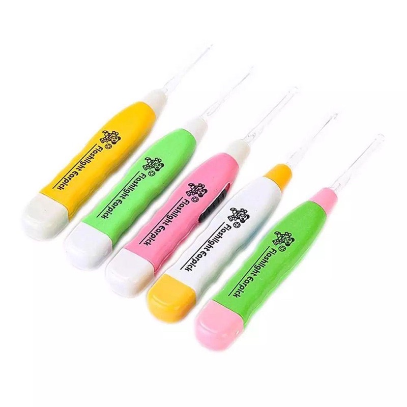 KOREK KUPING LED / PEMBERSIH TELINGA ANAK DEWASA / EARPICK FLASHLIGHT LED JRW0087